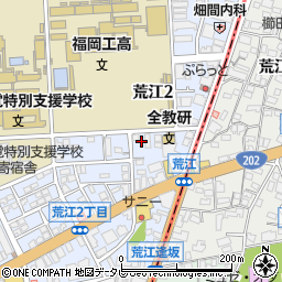 福岡県福岡市早良区荒江2丁目10-28周辺の地図