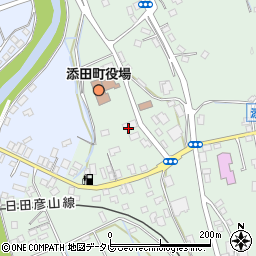 福岡銀行添田支店周辺の地図