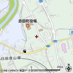 福岡銀行添田支店 ＡＴＭ周辺の地図