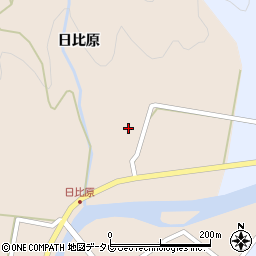 徳島県海部郡海陽町日比原日比原66周辺の地図