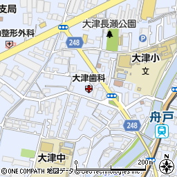 大津歯科医院周辺の地図