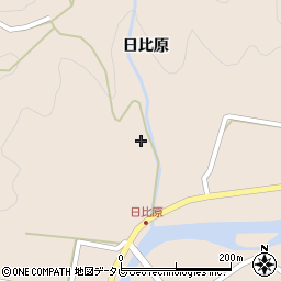徳島県海部郡海陽町日比原日比原93周辺の地図
