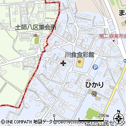 福岡県嘉麻市飯田356-1周辺の地図