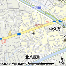 高知県高知市中久万549周辺の地図
