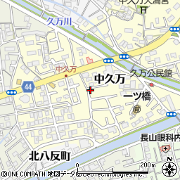 高知県高知市中久万240-1周辺の地図