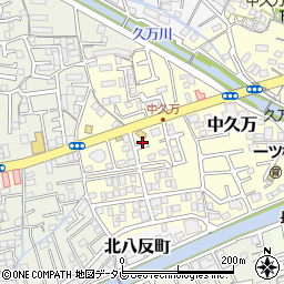 高知県高知市中久万550周辺の地図