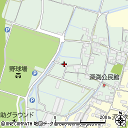 高知県香南市野市町深渕周辺の地図