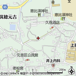 福岡県飯塚市筑穂元吉491周辺の地図