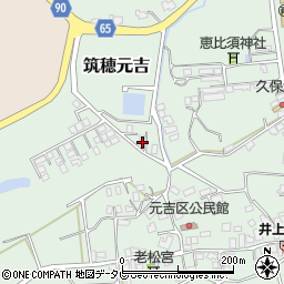 福岡県飯塚市筑穂元吉590周辺の地図