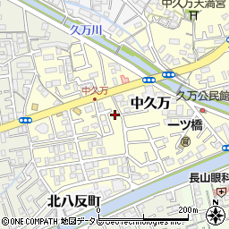 高知県高知市中久万301周辺の地図