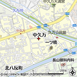 高知県高知市中久万240-6周辺の地図