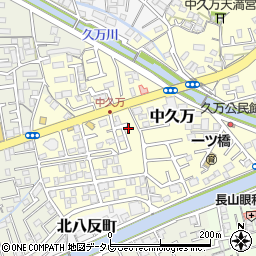 高知県高知市中久万298周辺の地図