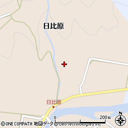 徳島県海部郡海陽町日比原日比原76周辺の地図