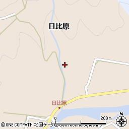 徳島県海部郡海陽町日比原日比原85周辺の地図