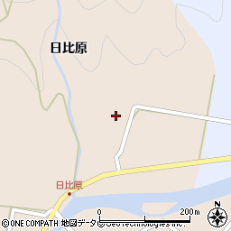 徳島県海部郡海陽町日比原日比原68周辺の地図