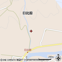 徳島県海部郡海陽町日比原日比原82周辺の地図