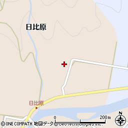 徳島県海部郡海陽町日比原日比原69周辺の地図