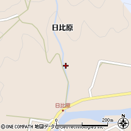 徳島県海部郡海陽町日比原日比原84周辺の地図