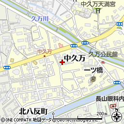 高知県高知市中久万239周辺の地図