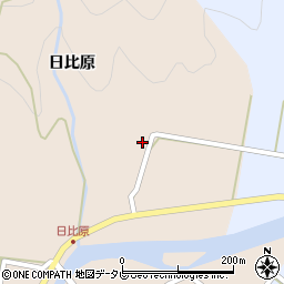 徳島県海部郡海陽町日比原日比原13周辺の地図