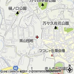 福井茶山公園周辺の地図
