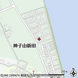 大分県宇佐市神子山新田39-59周辺の地図