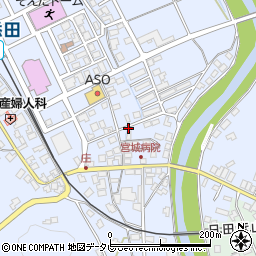 エイケン塗装工業　添田営業所周辺の地図
