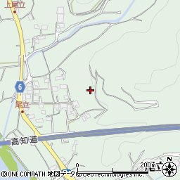 高知県高知市尾立周辺の地図