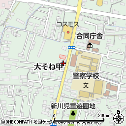 高知県南国市大そね甲周辺の地図