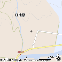 徳島県海部郡海陽町日比原日比原148周辺の地図
