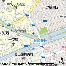 高知県高知市中久万48周辺の地図