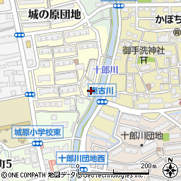 福岡県福岡市西区城の原団地11周辺の地図