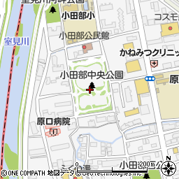 小田部中央公園トイレ周辺の地図