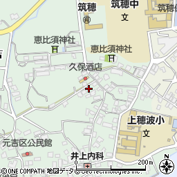 福岡県飯塚市筑穂元吉483周辺の地図