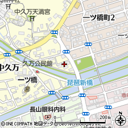 高知県高知市中久万49周辺の地図
