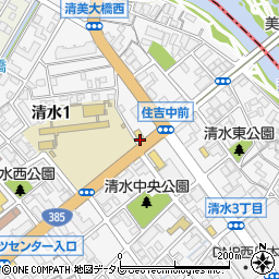 ジョリーパスタ福岡清水店周辺の地図