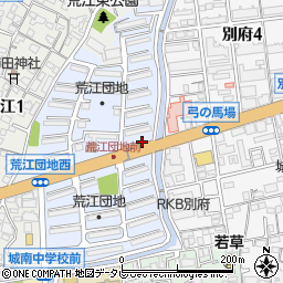 福岡県福岡市城南区荒江団地1周辺の地図