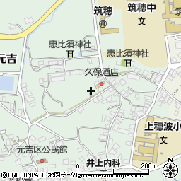 福岡県飯塚市筑穂元吉487-4周辺の地図