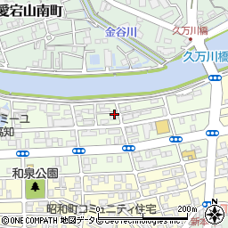 高知県高知市和泉町周辺の地図