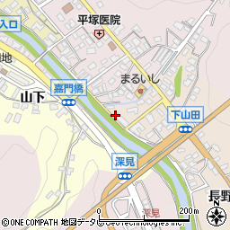 福岡県嘉麻市長野216周辺の地図