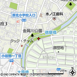 桜花橋周辺の地図