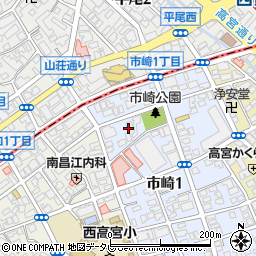 九州コミユニケ周辺の地図