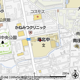 福岡市立原北中学校周辺の地図