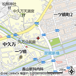 高知県高知市中久万55周辺の地図