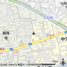 高知県高知市中久万290-7周辺の地図