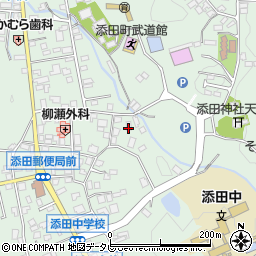 福岡県田川郡添田町添田1671周辺の地図
