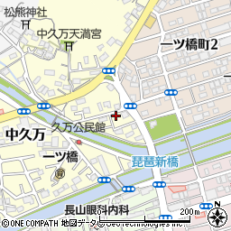 高知県高知市中久万55-8周辺の地図