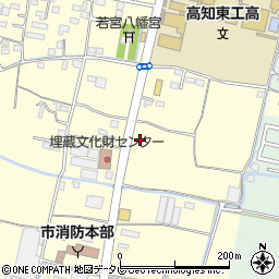高知県南国市篠原1461周辺の地図