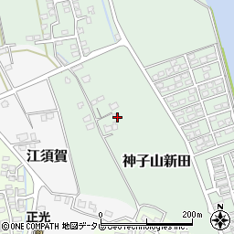 大分県宇佐市神子山新田79-1周辺の地図