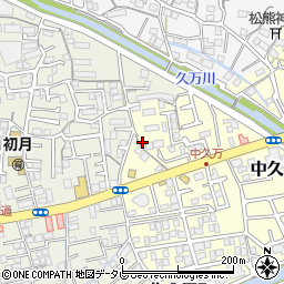 高知県高知市中久万291-11周辺の地図